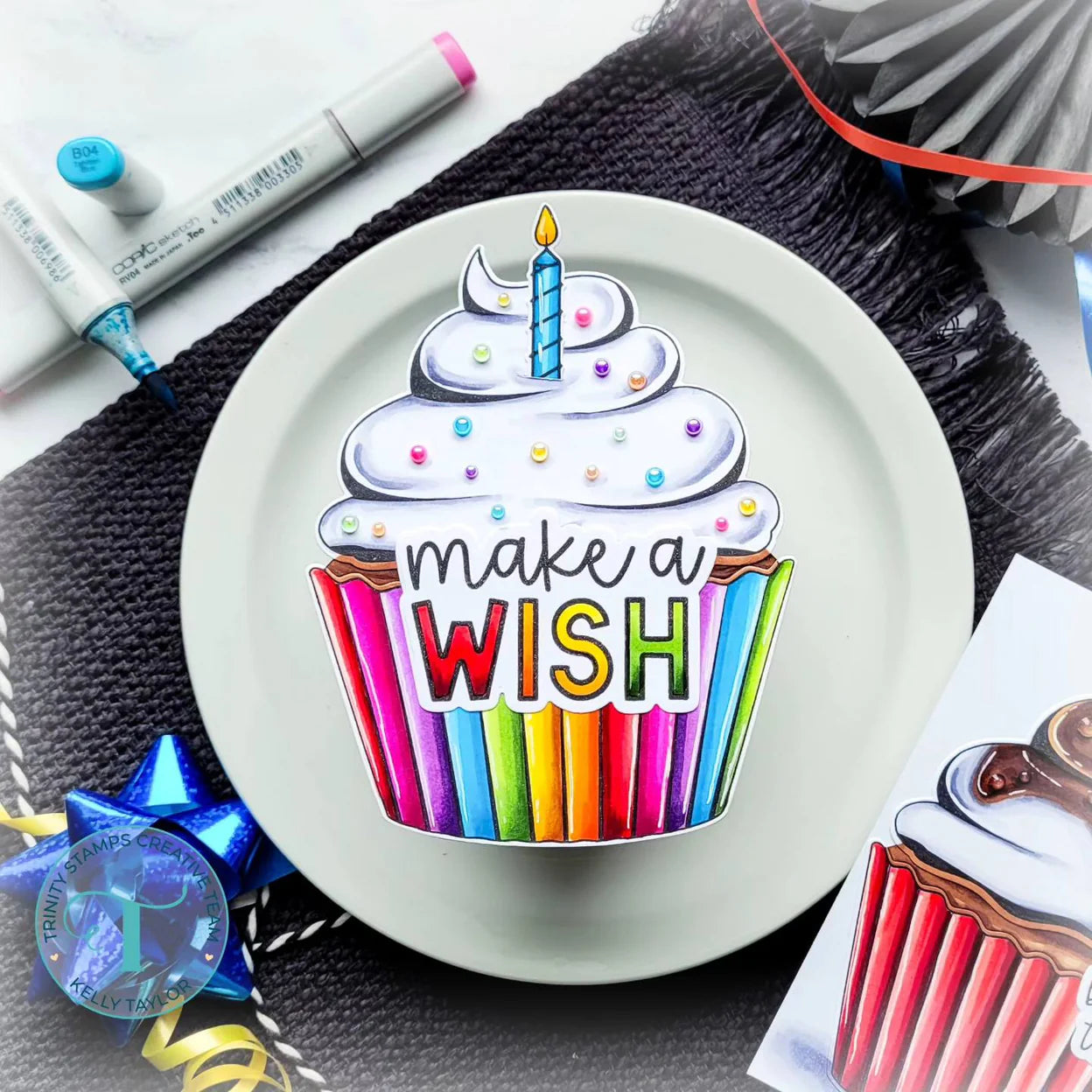 Trinity Stamps - Coordinating Die Set - Hey, Cupcake!