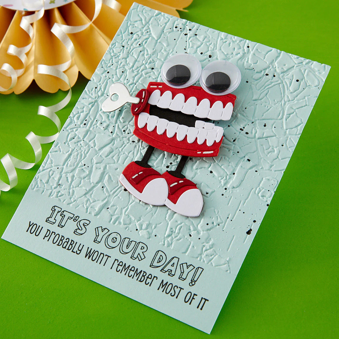 Spellbinders - Clear Stamps - Birthday Laughs Sentiments