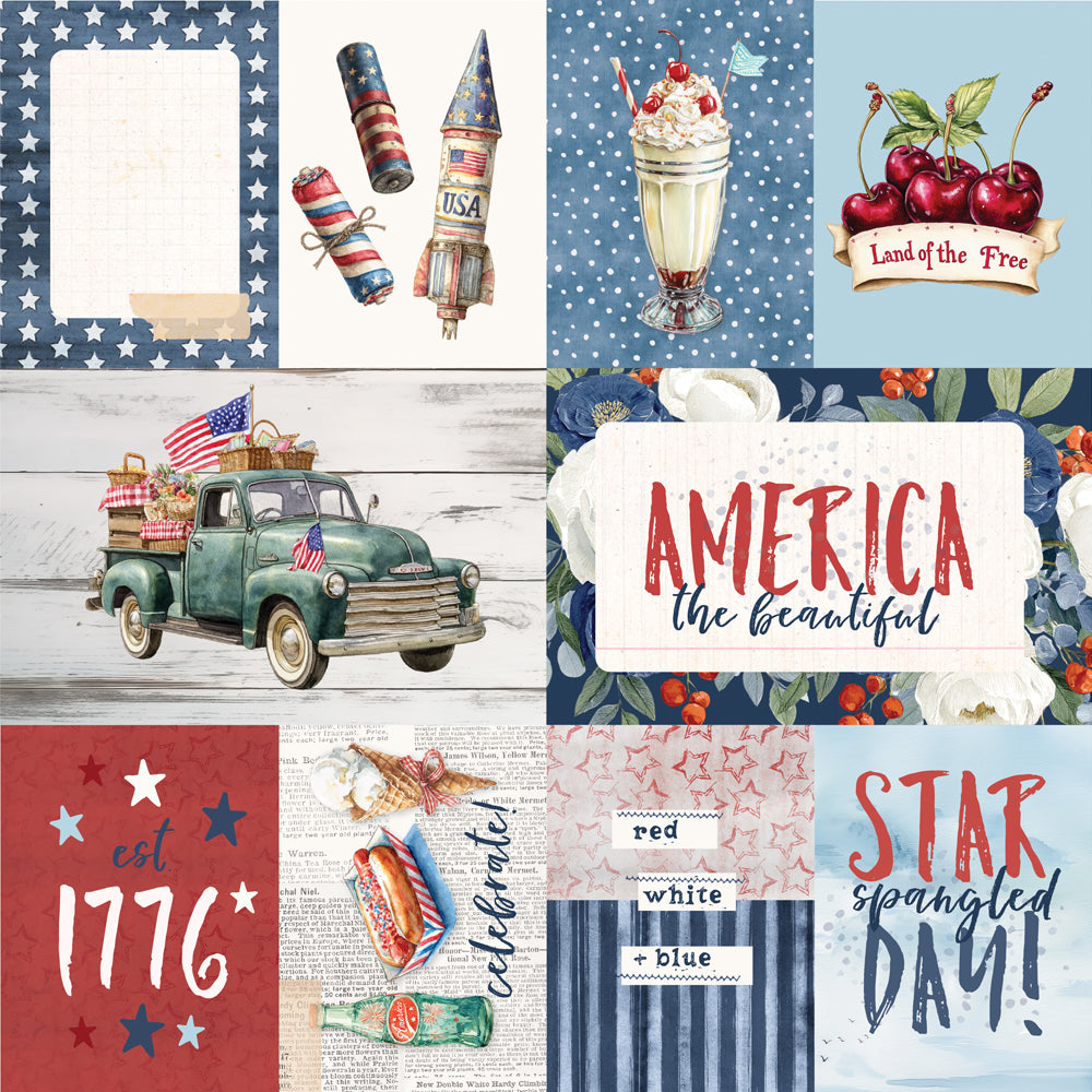 Simple Stories - Simple Vintage Land of the Free - Elements 2