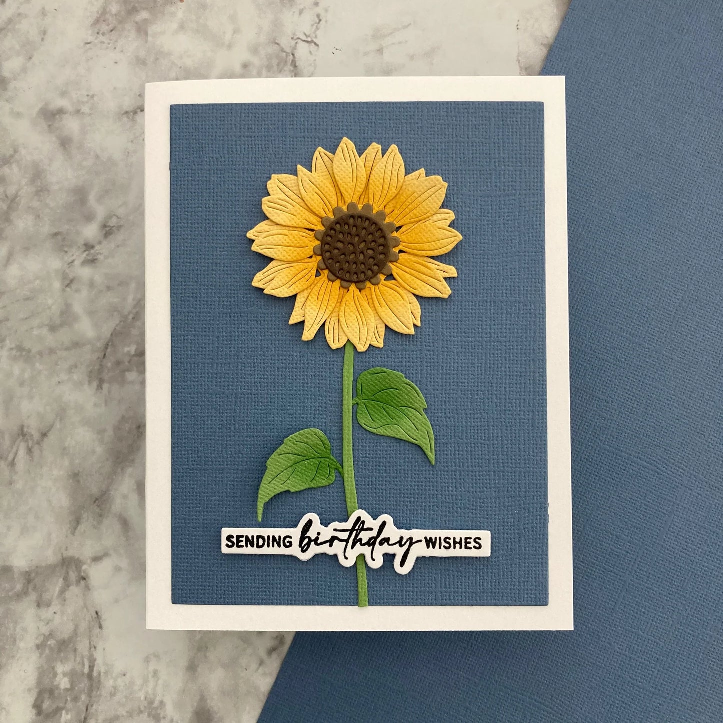 Encore 12x12 Cardstock - Canvas - Gray Blue