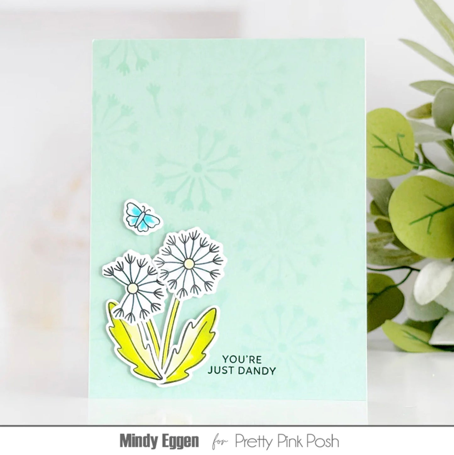 Pretty Pink Posh - Clear Stamp & Die Bundle - Dandelions