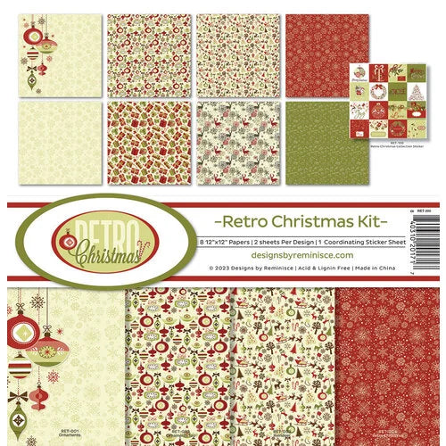 Designs by Reminisce - Retro Christmas - Collection Kit