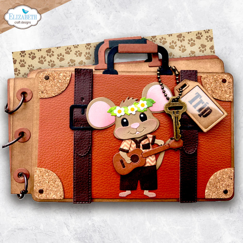 Elizabeth Craft Designs - Steel Cutting Dies - Camera and Suitcase Build-a-Book