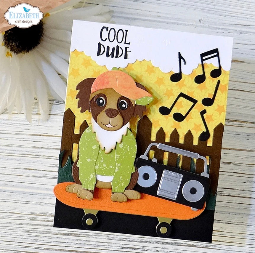 Elizabeth Craft Designs - Steel Cutting Dies - Skateboard