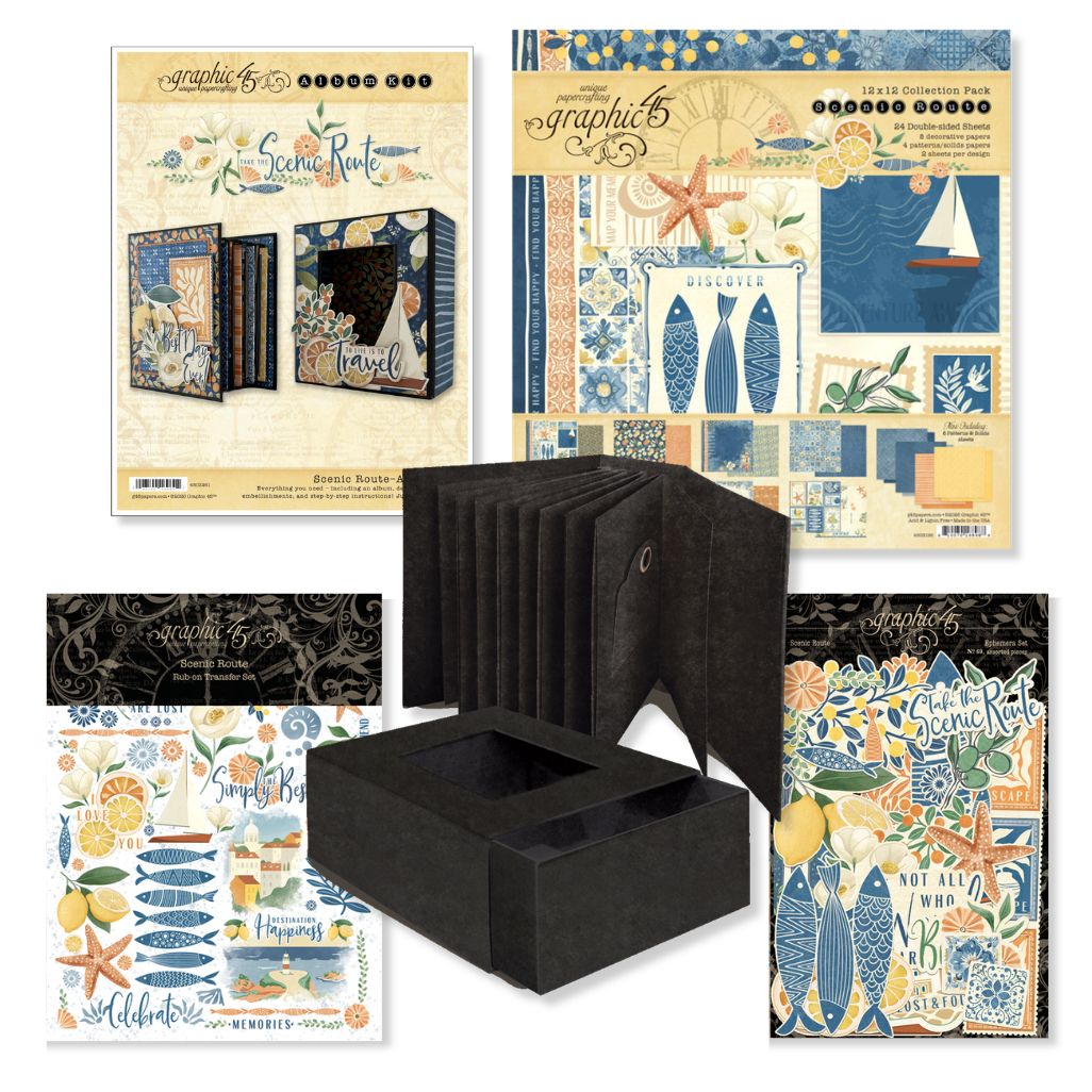 Graphic 45 - Album Kit - Scenic Route