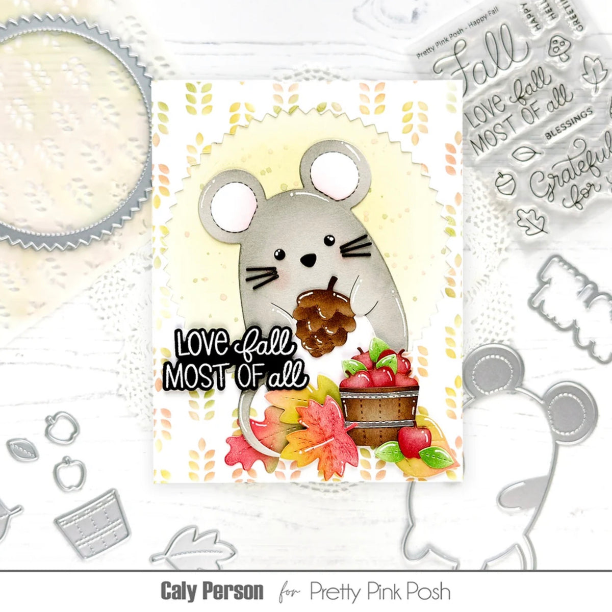 Pretty Pink Posh - Craft Dies - Fall Holder Additions