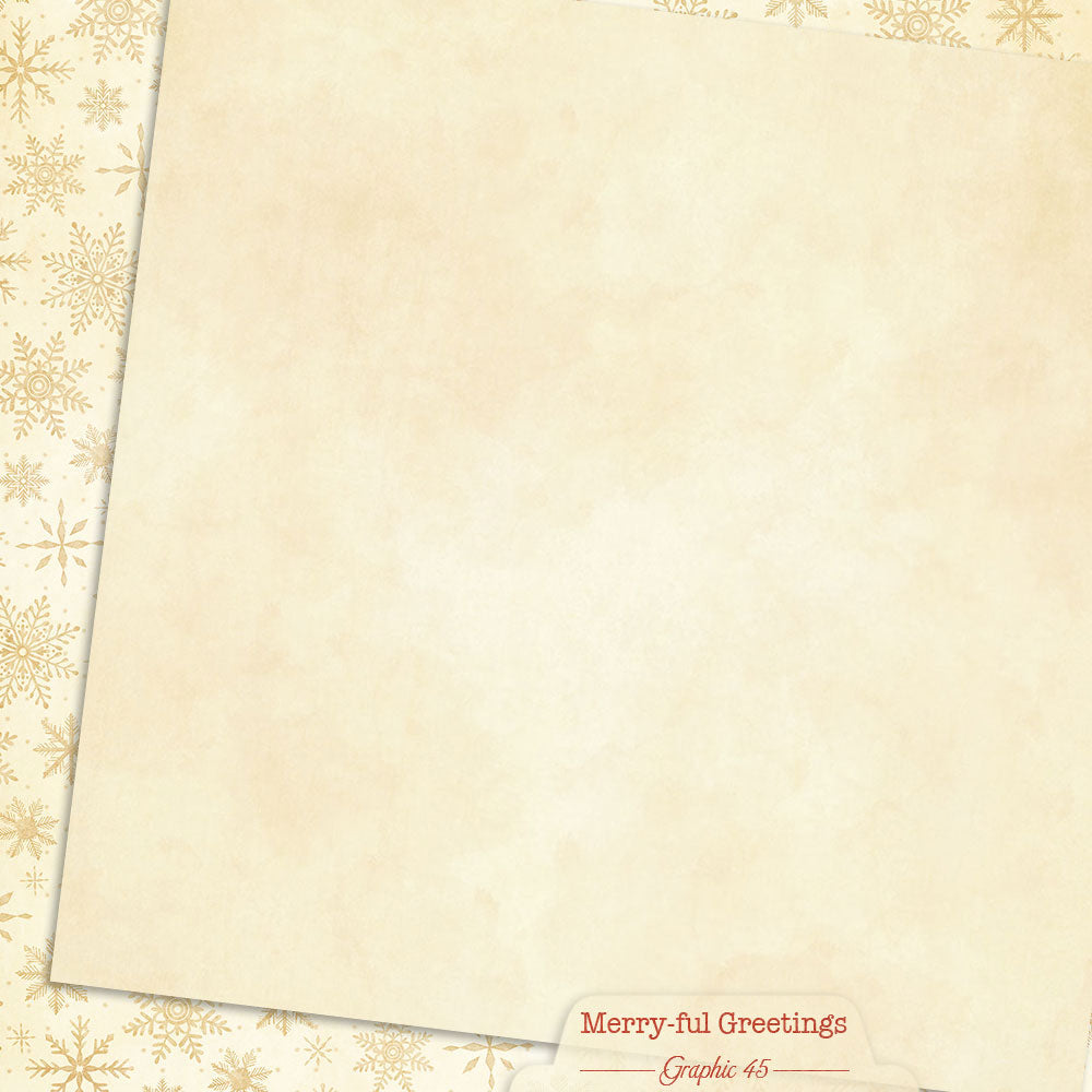 Graphic 45 - 12x12 Collection Pack - Merry-ful Greetings