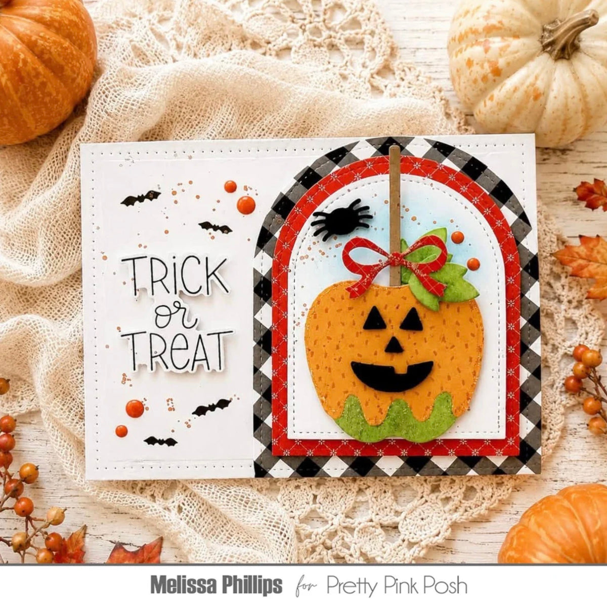 Pretty Pink Posh - Craft Dies - Halloween Caramel Apple