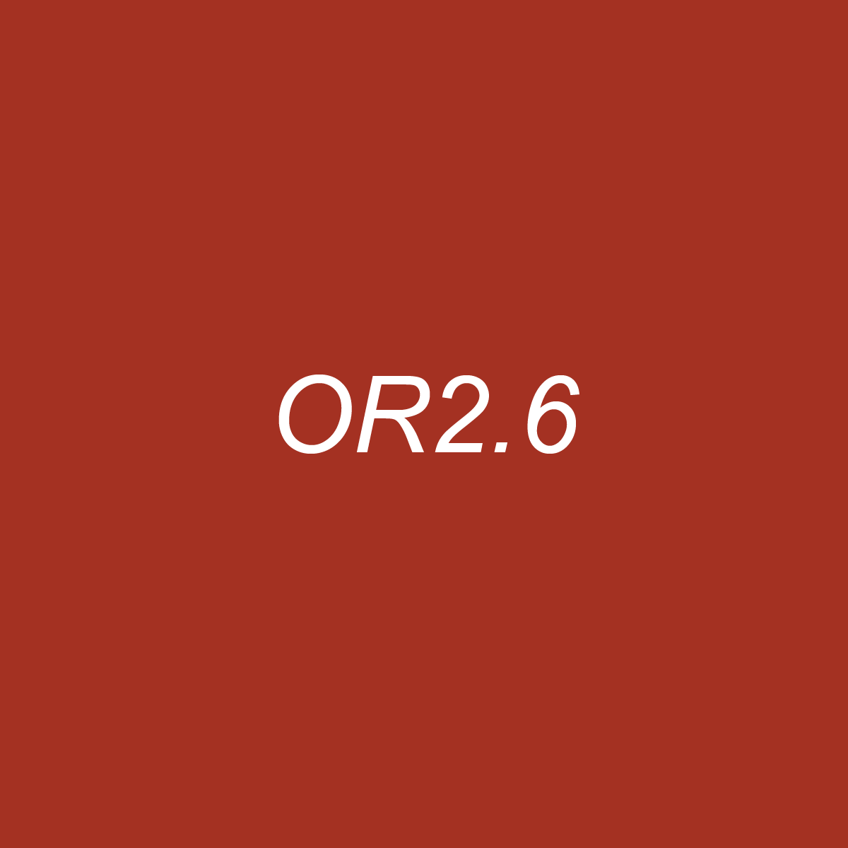 Olo OR2.6 Red Ochre