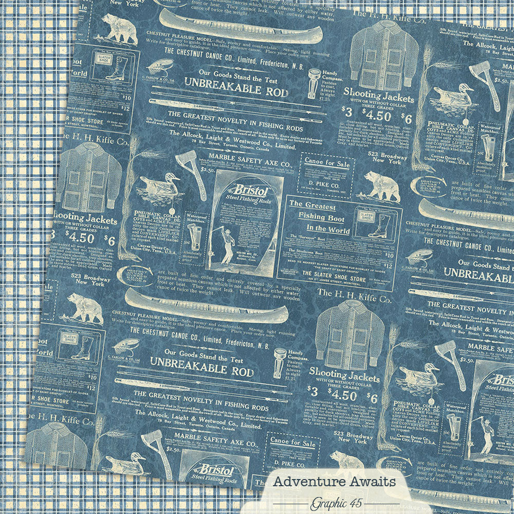 Graphic 45 - 8x8 Collection Pack - Adventure Awaits