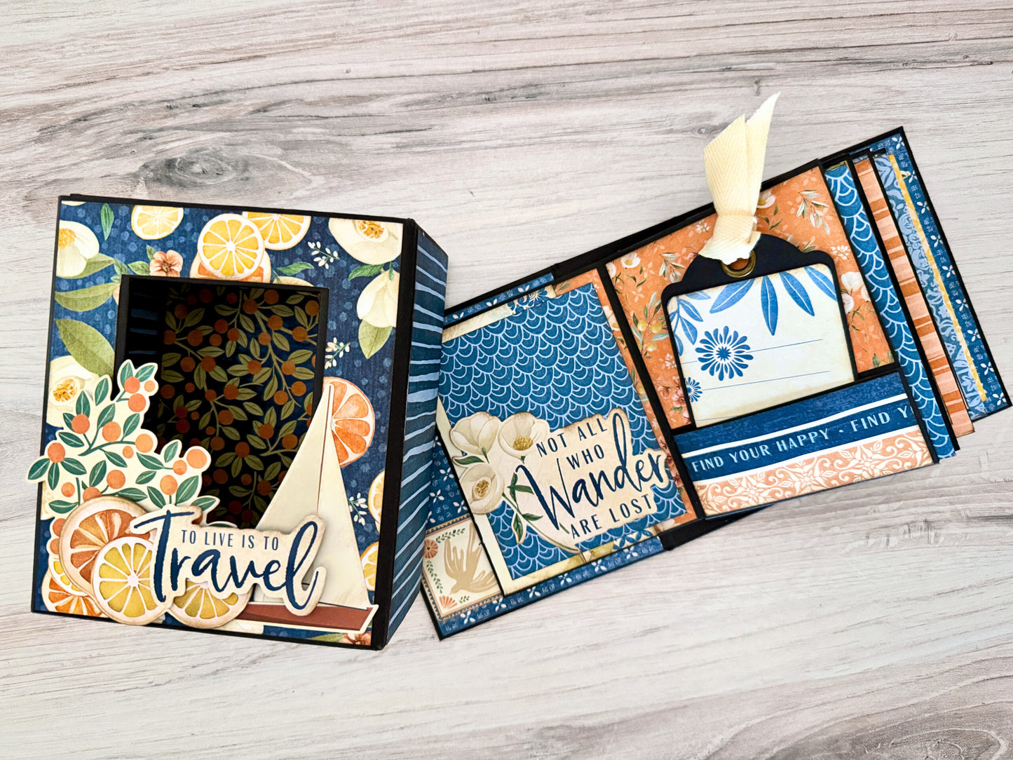 Graphic 45 - Album Kit - Scenic Route