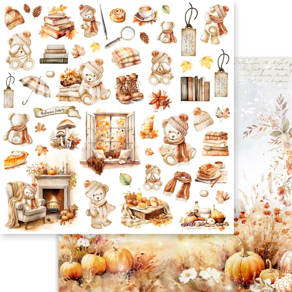 Memory Place - Beary Cozy - Autumn Leaves – Scrapp'n Savvy