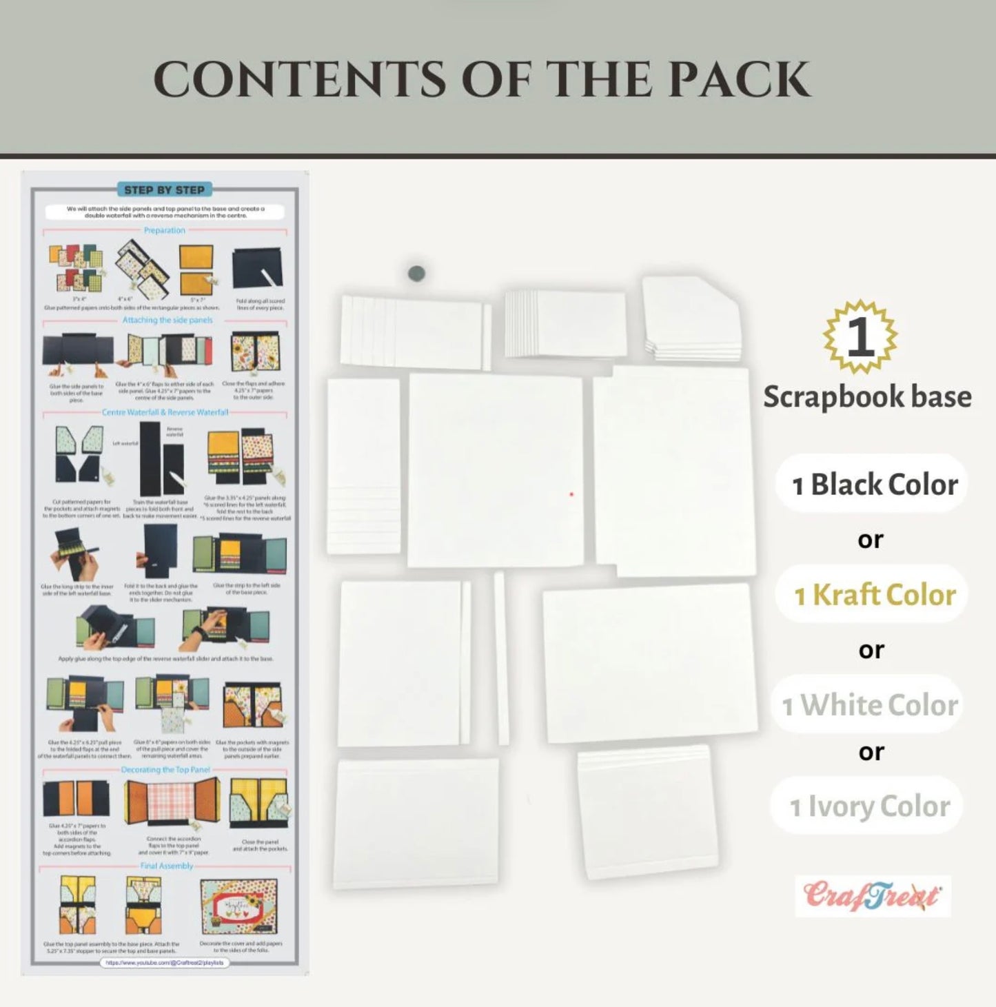 CrafTreat - Scrapbook Blank - Lapbook Folio