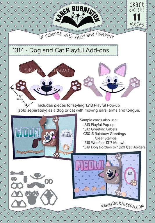 1314 Karen Burniston - Dog and Cat Playful Add-ons