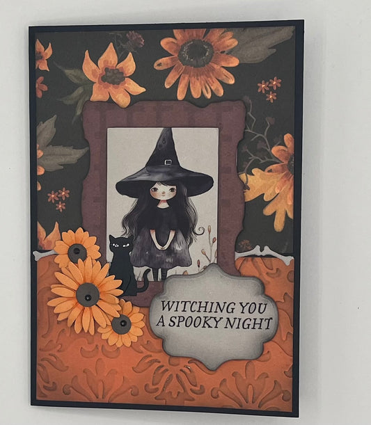 Scrapp’n Savvy- Card Kits - Witching you a Happy Halloween