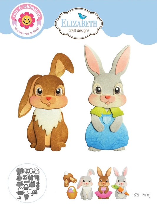 Elizabeth Craft Designs - Steel Cutting Dies - Bunny