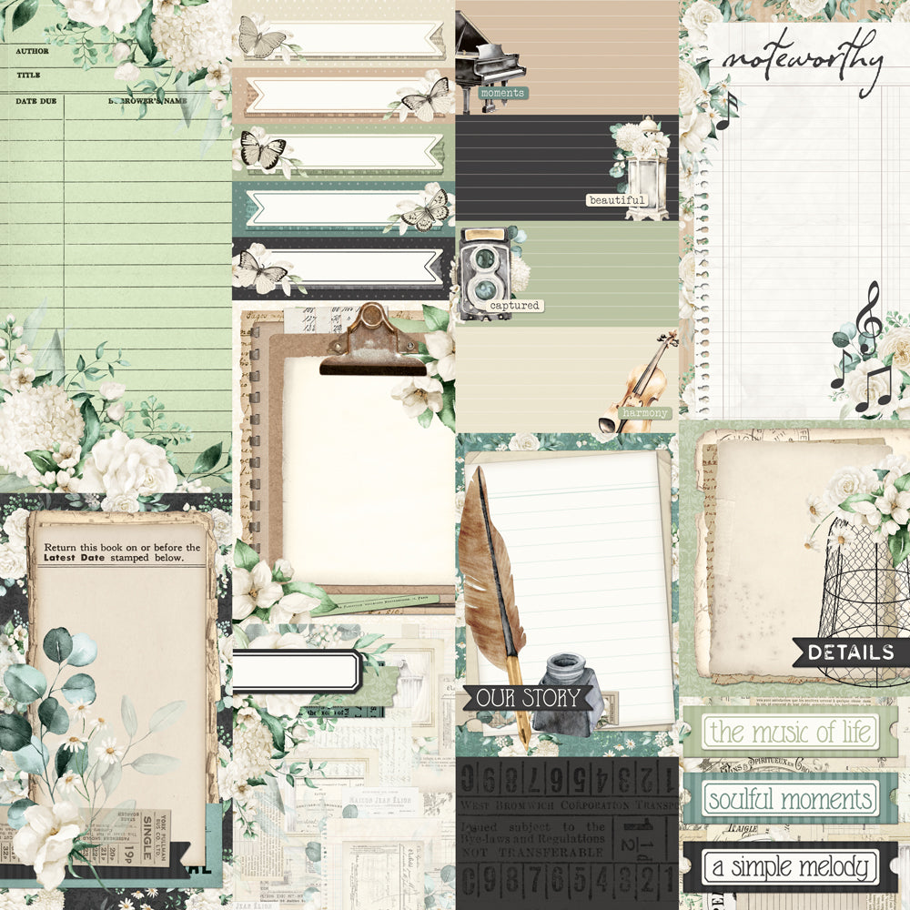 Simple Stories - Simple Vintage Timeless Harmony - Journal Elements