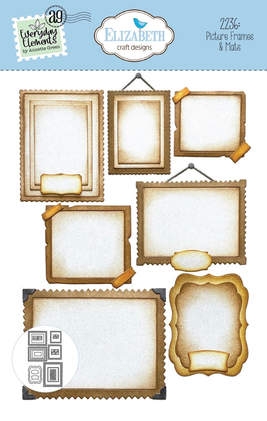 Elizabeth Craft Designs - Steel Cutting Dies - Picture Frames & Mats