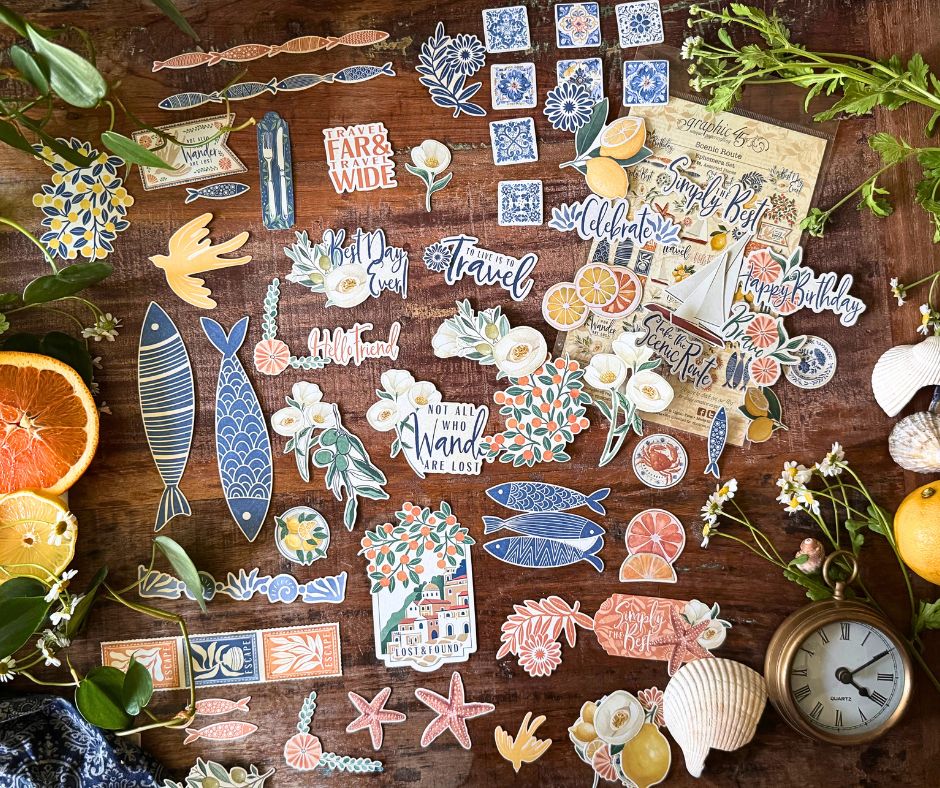 Graphic 45 - Album Kit - Scenic Route