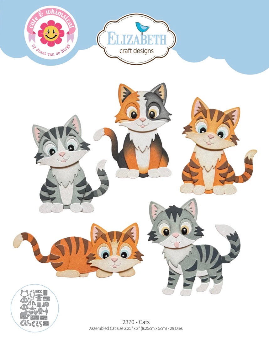 Elizabeth Craft Designs - Steel Dies - Cats