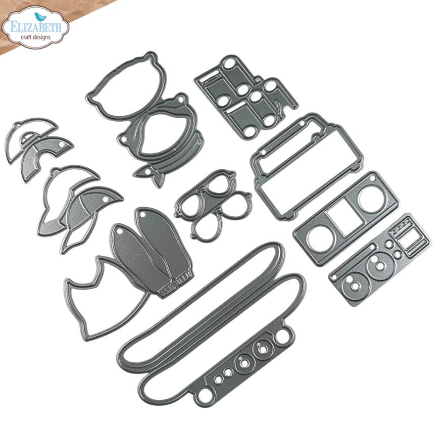 Elizabeth Craft Designs - Steel Cutting Dies - Skateboard