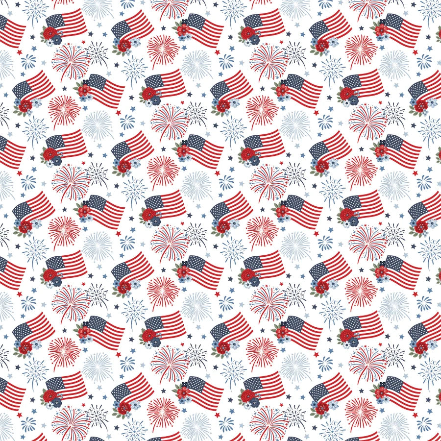 Echo Park - All American - Fireworks and Flags