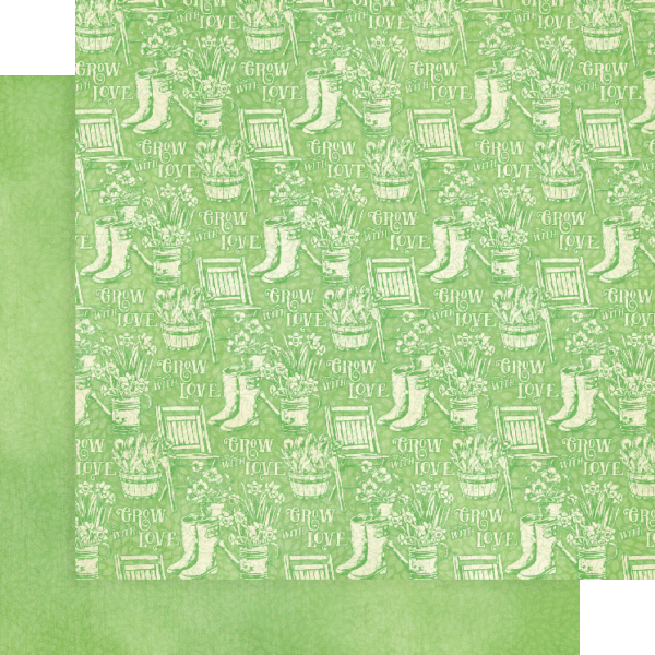 Graphic 45 - Grow With Love - 12x12 Patterns & Solids Pack