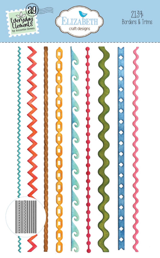 Elizabeth Craft Designs - Steel Cutting Dies - Borders & Trims