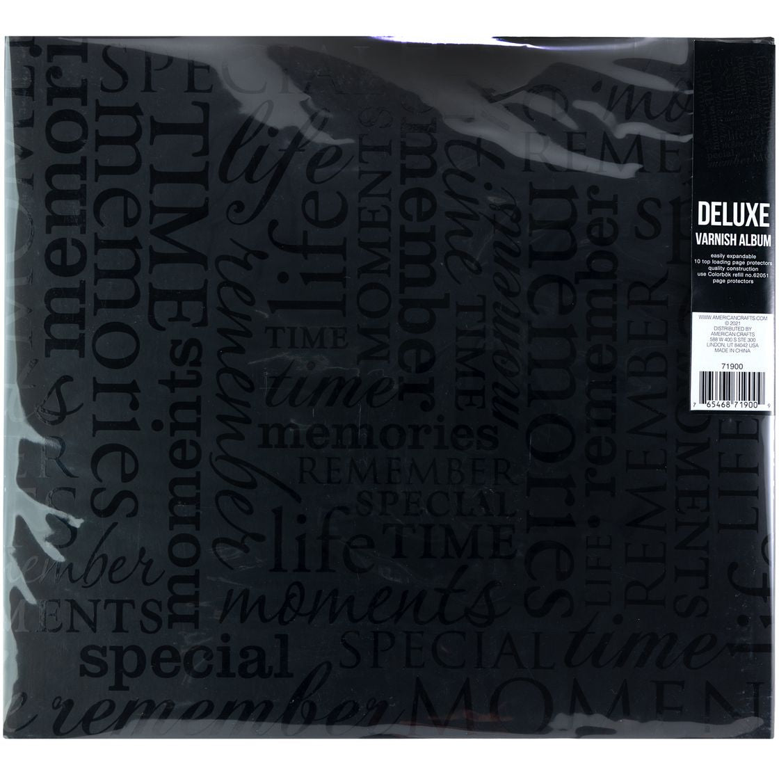 Colorbök - 12x12 Varnish Album - Black
