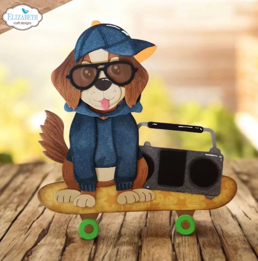 Elizabeth Craft Designs - Steel Cutting Dies - Skateboard
