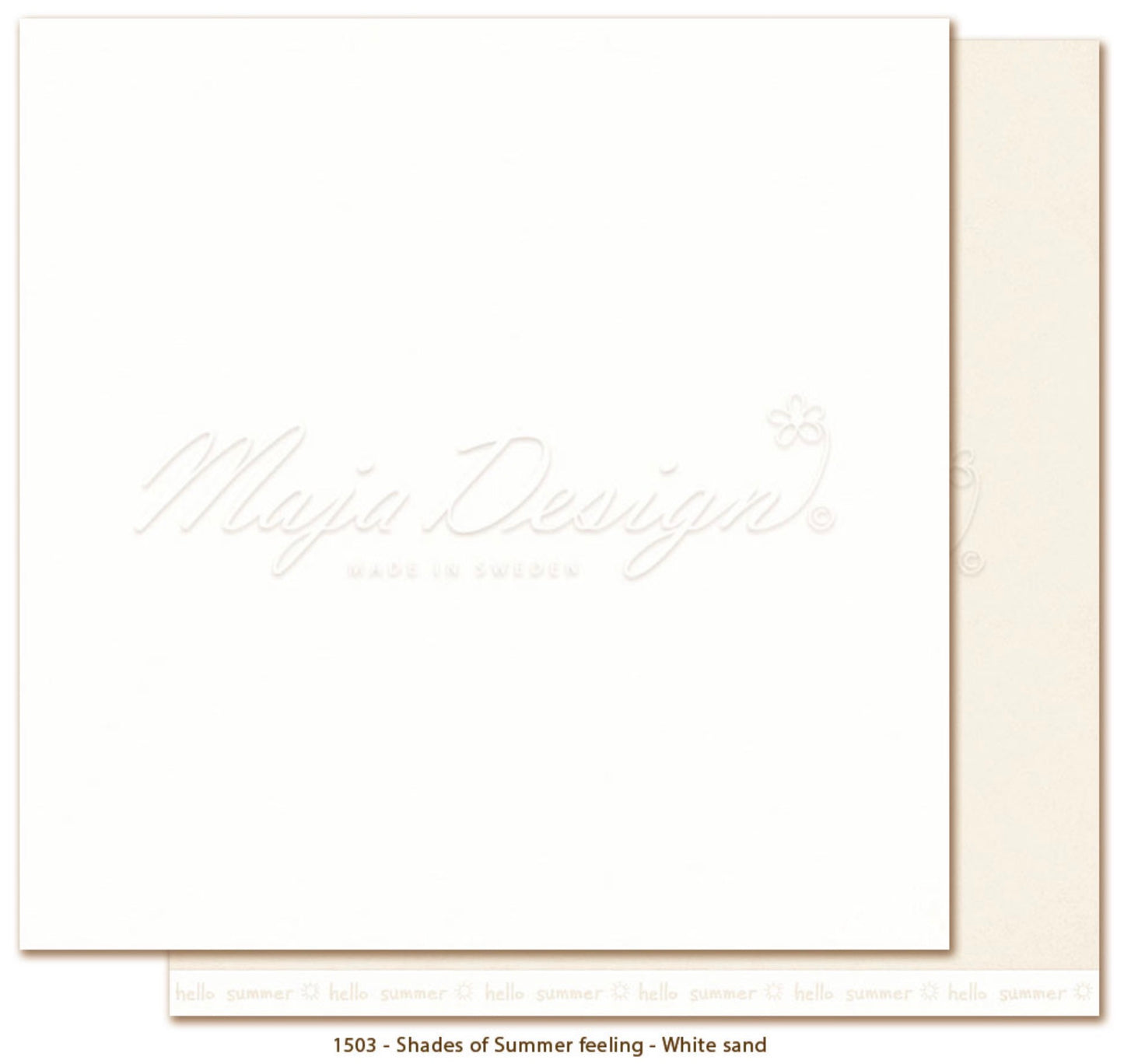 Maja Design - Monochromes - Shades of Summer Feeling - White Sand