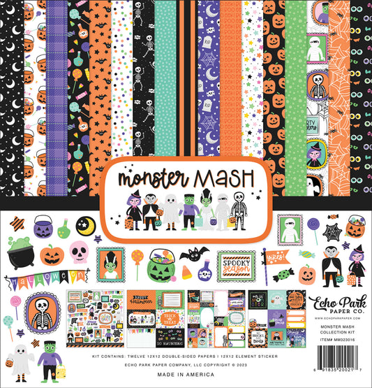 Echo Park - 12x12 Collection Kit - Monster Mash