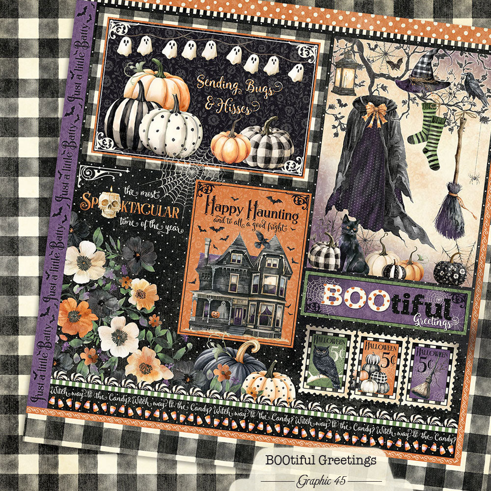 Graphic 45 - 12x12 Collection Pack - BOOtiful Greetings