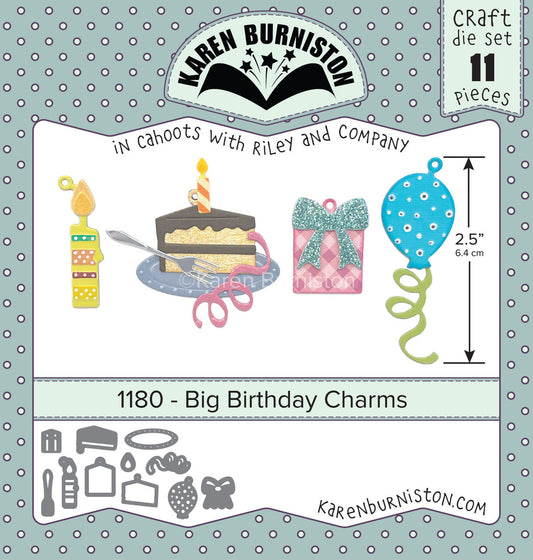 1180 Karen Burniston - Big Birthday Charms