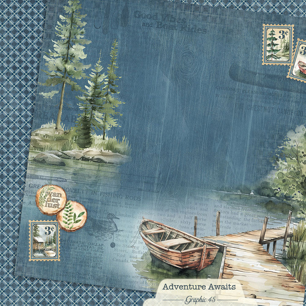 Graphic 45 - 8x8 Collection Pack - Adventure Awaits