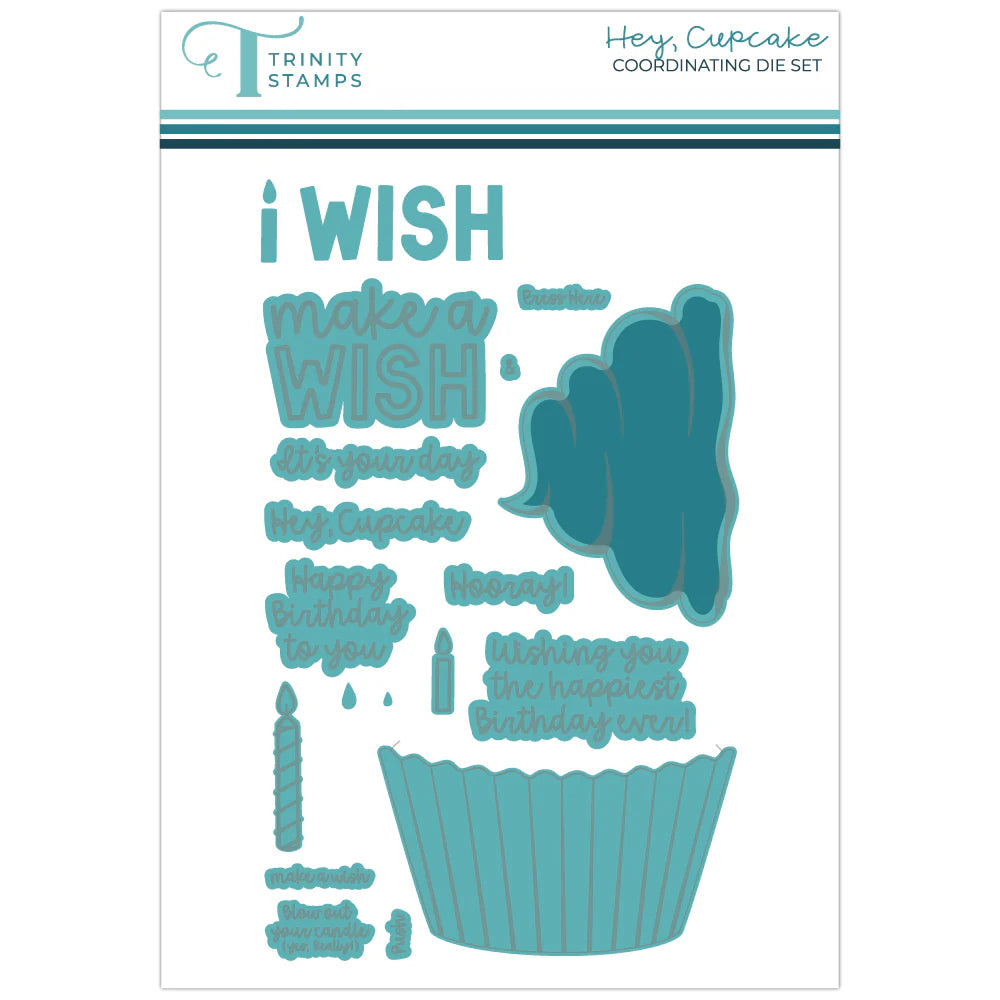 Trinity Stamps - Coordinating Die Set - Hey, Cupcake!