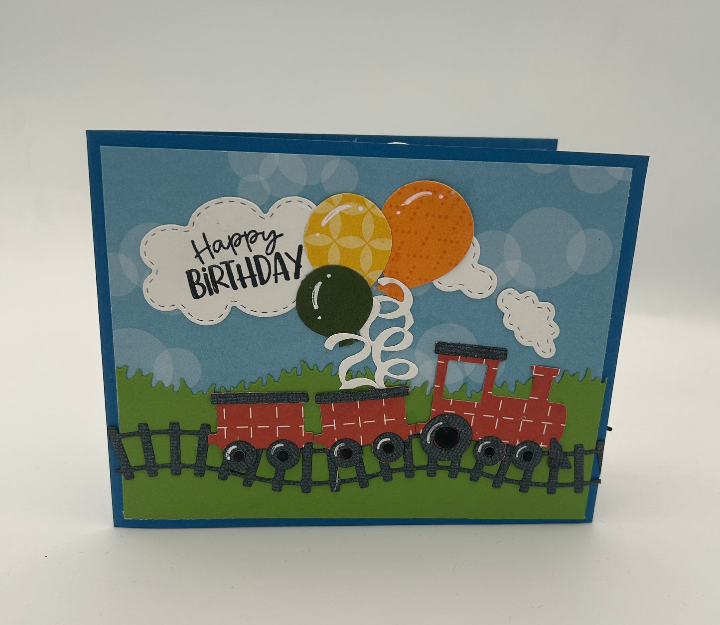 Scrapp’n Savvy - Card Kits - Let’s Celebrate Train Card