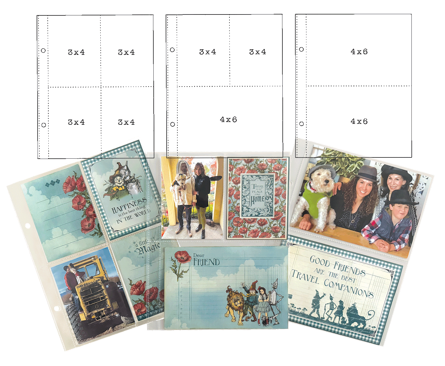 Graphic 45 - 6x8 Multi Pack Pocket Page Refills