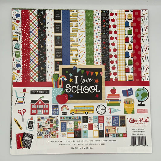 Echo Park “I Love School” Collection Kit