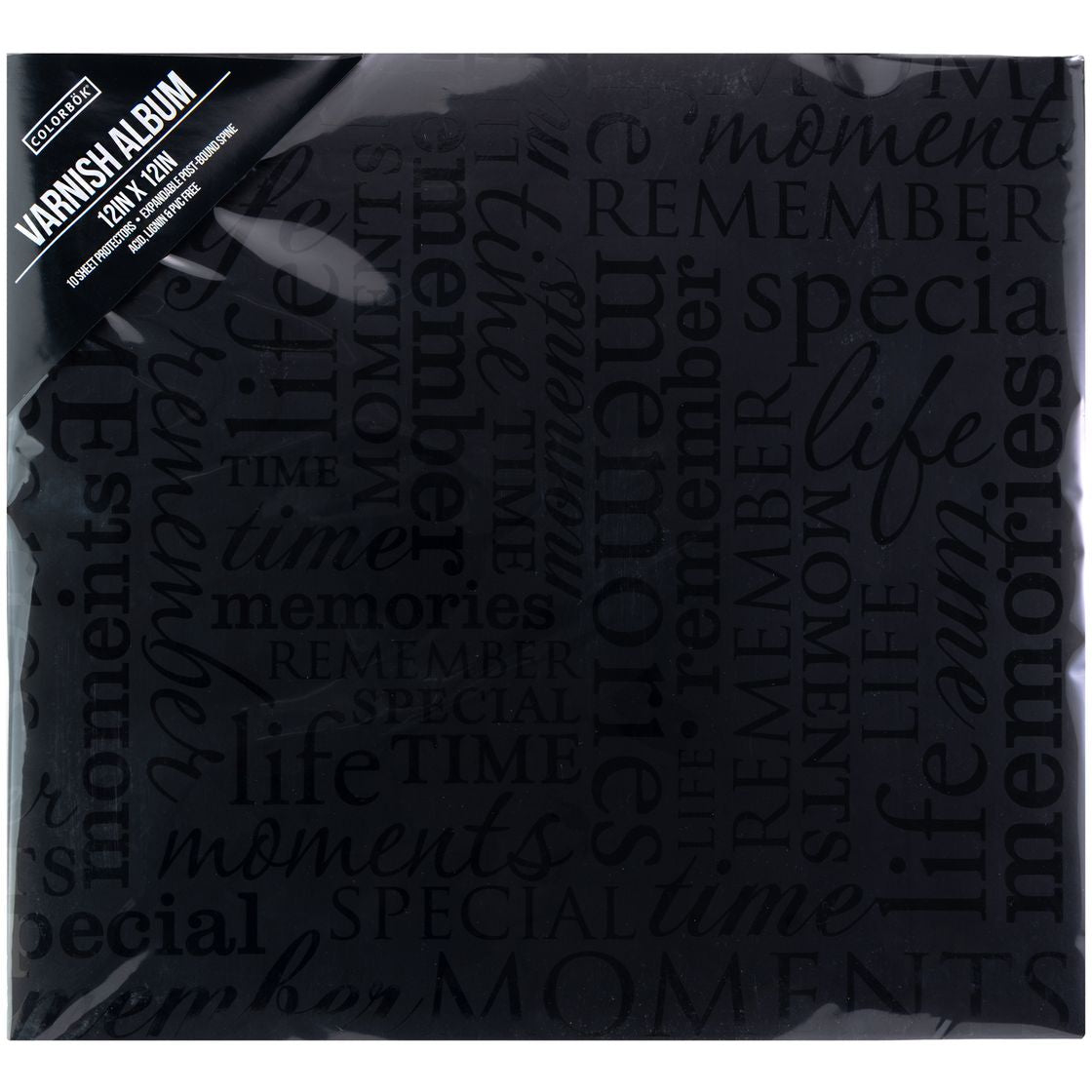 Colorbök - 12x12 Varnish Album - Black