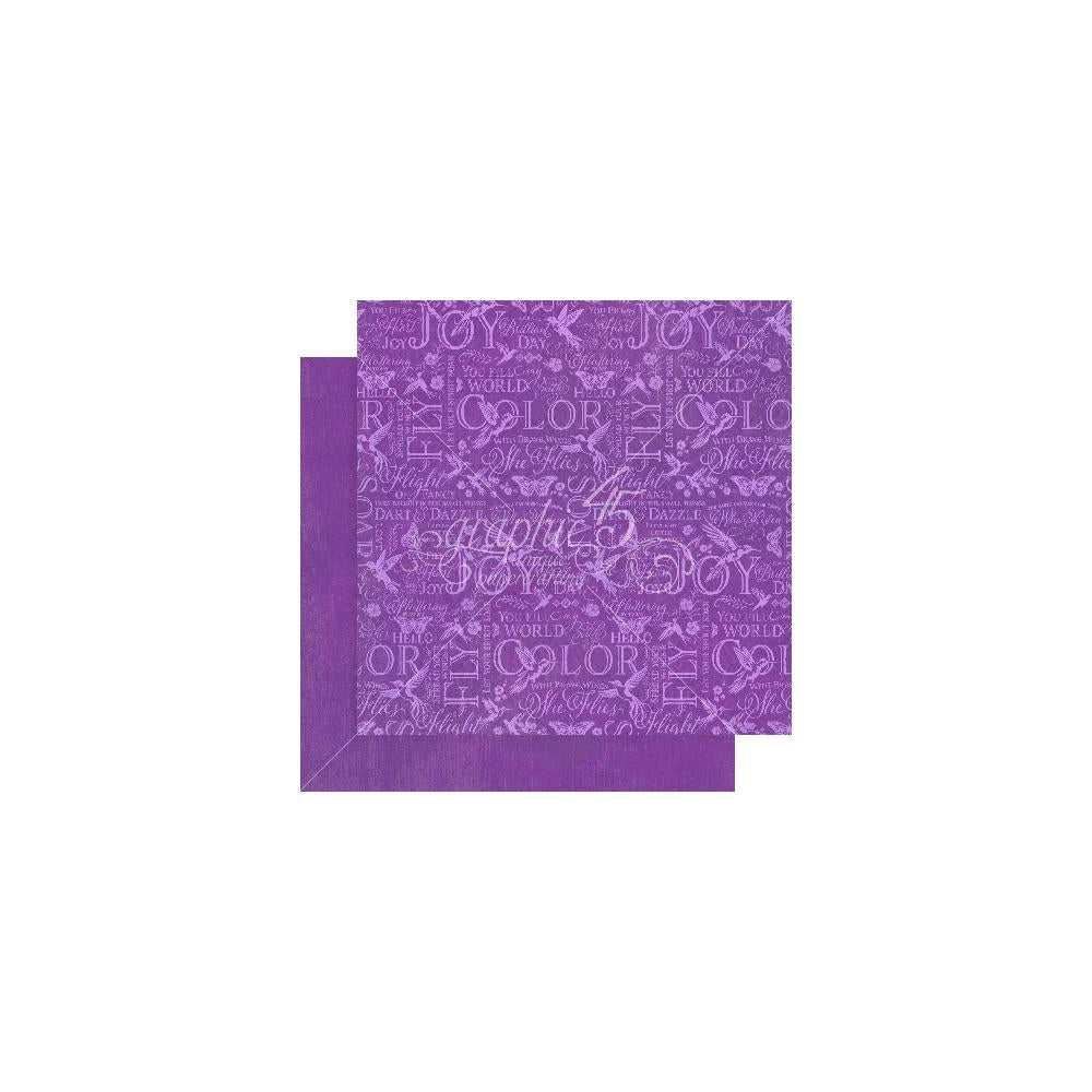 Graphic 45 - Flight of Fancy - 12x12 Patterns & Solids Pack