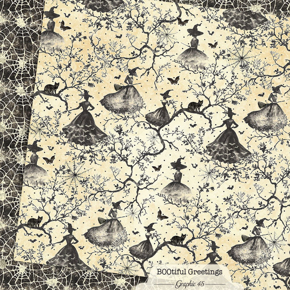 Graphic 45 - 12x12 Collection Pack - BOOtiful Greetings