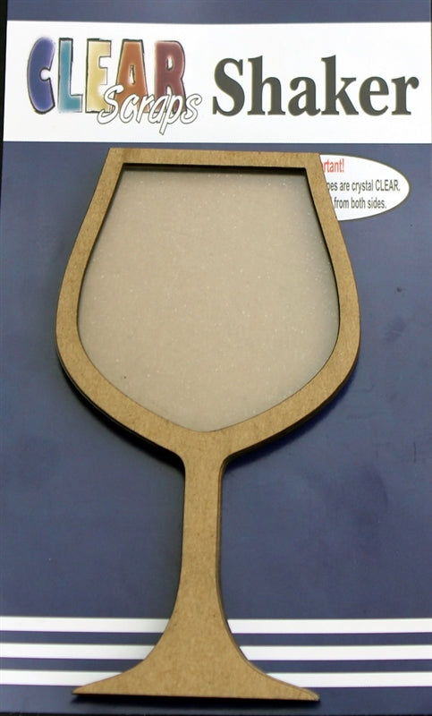 Clear Scraps - Wineglass Mini Shaker