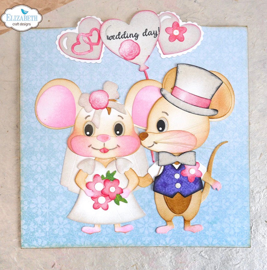 Elizabeth Craft Designs - Steel Cutting Dies - Valentines & Wedding Accessories