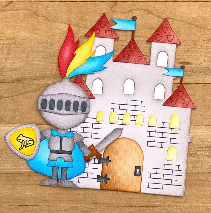Elizabeth Craft Designs - Steel Cutting Dies - Castle Folding Card