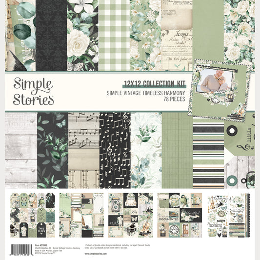 Simple Stories - 12x12 Collection Kit - Simple Vintage Timeless Harmony