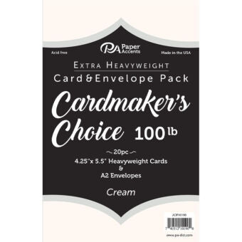 Paper Accents - Heavyweight Card & Envelope Pack - 20pcs
