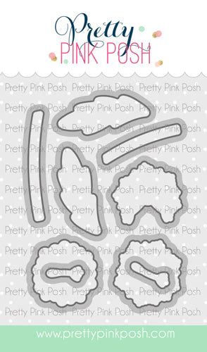 Pretty Pink Posh - Clear Stamp & Die Bundle - Dandelions