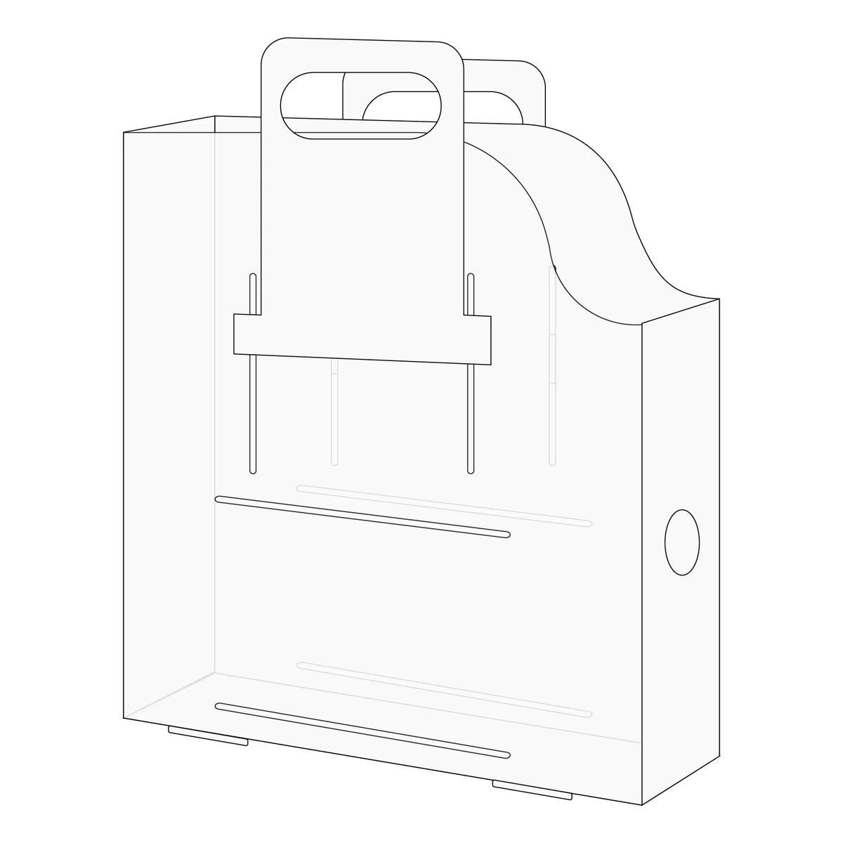 The Organized Option - 12”x12” Handle-It