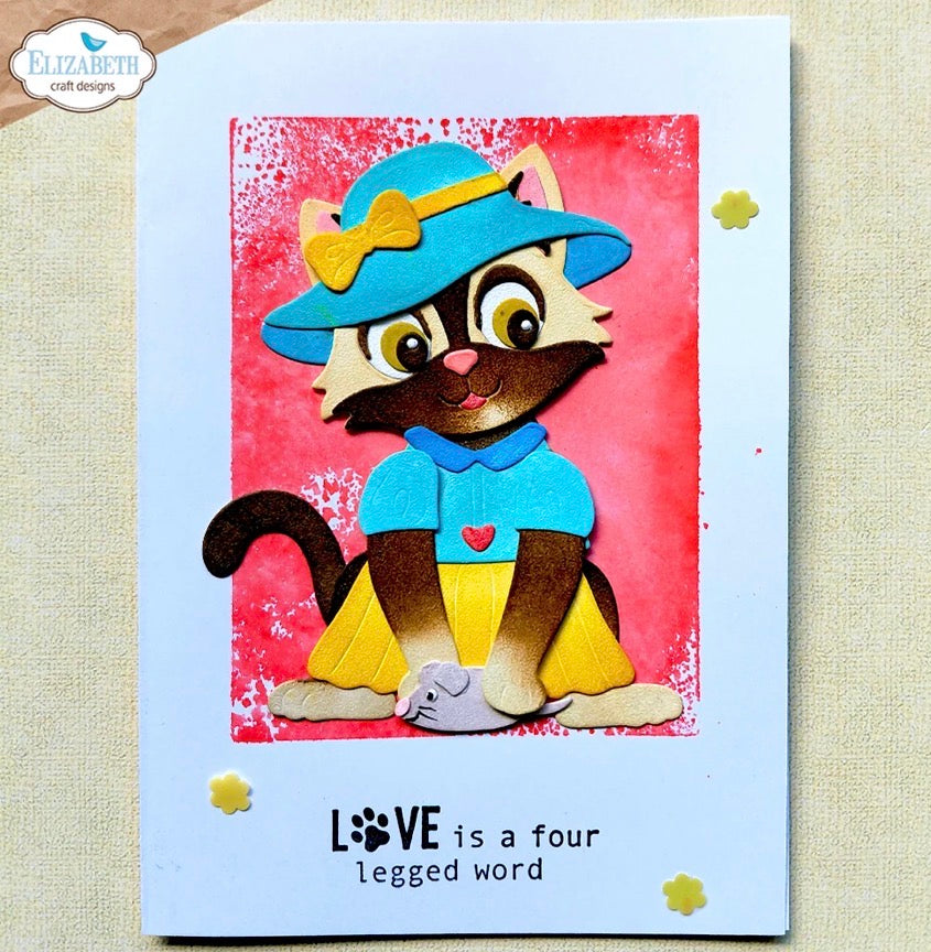 Elizabeth Craft Designs - Steel Dies - Cat Clothing Accessories